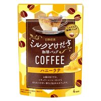日東紅茶 ミルクとけだす珈琲バッグ キャラメルラテ 1袋（4