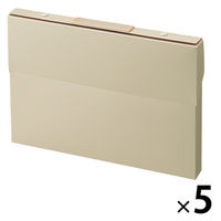 リヒトラブ Roomy ケースファイル A4 ベージュ A799-16 1箱(5冊入)