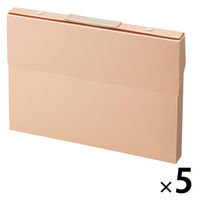 リヒトラブ Roomy ケースファイル A4 ピンク A799-12 1箱(5冊入)