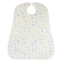 ファーストレイト 食事用エプロン 介護用  さくら ブルー FR-5574 1枚