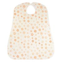 ファーストレイト 食事用エプロン 介護用  さくら オレンジ FR-5572 1枚