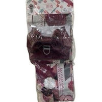 ブルーメイト 小紅梅浴衣 婦人 綿100% 2点セット アカ フリーサイズ 17402L RE5 F 1着（直送品）