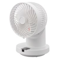 オーム電機 360°首振サーキュレーター 静音DCモーター USB給電 00-8322 1個（直送品）