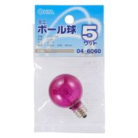 オーム電機 ミニボール球 G30 E12