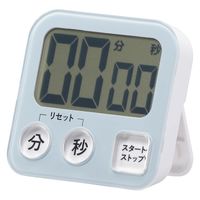 オーム電機 大画面デジタルタイマー ブルー 08-1458 1個