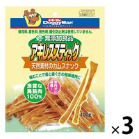 ドギーマン 無添加良品 犬 アキレススティック 国産 20g 3袋 ドッグフード おやつ - アスクル