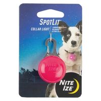ナイトアイズ NITE IZE 犬用 スポットリット ネオンピンク LED点滅ライト お散歩ライト 1個 プラッツ