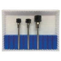 日本精密機械工作 軸付きブラシセット 3本セット B0054 1セット（直送品）