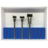 日本精密機械工作 軸付きブラシセット 3本セット B0055 1セット（直送品）