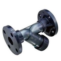 積水化学工業 クリーン SSTFV PVC 透明ストレーナー【フランジ・FKM・スクリーンPVDC】 32A CL-SSTFV 1個（直送品）