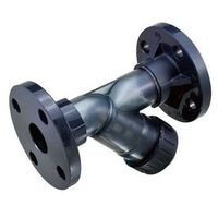 積水化学工業 クリーン SSFSV PVC 透明ストレーナー【フランジ・FKM・スクリーンSUS】 32A CL-SSFSV 1個（直送品）