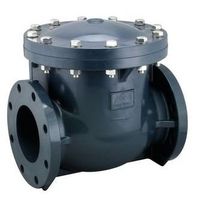 積水化学工業 クリーン SCVV PVCスイングチャッキ弁【フランジ・PTFE】 50A CL-SCVV 1個（直送品）