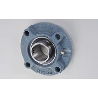 旭精工 印ろう付き丸フランジ形ユニット 止めねじ付き円筒穴形 UCFC形 UCFCX08CR2A 1個（直送品）