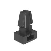 パンドウイットコーポレーション パンドウイット 押込型固定具 耐候性 黒 PM2H25ーM0 1個(1000個)（直送品）