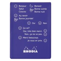 ノートカバー ロディア（RHODIA) ロディア　Ｎｏ．１１カバー　フランセ２ 数量限定 ブルー 1冊（直送品）