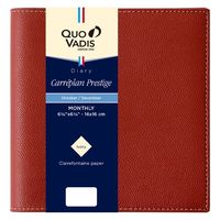 ２０２５年度１月始まりダイアリー クオバディス カレプランプレステージ　クラブ 見開き１ヶ月 ボルドー 1冊（直送品）