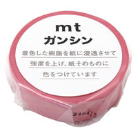 カモ井加工紙 マスキングテープ mtガンシン 15mm×20m ピンク色 MTGANS04 1セット(1巻×8)