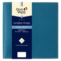 ２０２５年度１月始まりダイアリー クオバディス カレプランプレステージ　クラブ 見開き１ヶ月 ブルーブラッセ 1冊（直送品）