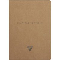 クレールフォンテーヌ フライングスピリット糸綴じノート A5 横罫 クラフト cf103536 1冊（直送品）