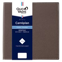 ２０２５年度１月始まりダイアリー クオバディス カレプラン　クラブ 見開き１ヶ月 マロングラッセ 1冊（直送品）