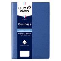 ２０２５年度１月始まりダイアリー クオバディス ビジネス　アンパラ １週間バーチカルタイプ ブルーオーシャン 1冊（直送品）