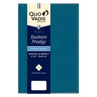 ２０２５年度１月始まりダイアリー クオバディス ビジネスプレステージ　クラブ １週間バーチカルタイプ ブルーブラッセ 1冊（直送品）