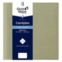 ２０２５年度１月始まりダイアリー クオバディス カレプラン　クラブ 見開き１ヶ月 セージグリーン 1冊（直送品）