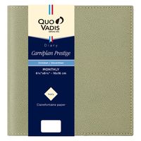 ２０２５年度１月始まりダイアリー クオバディス カレプランプレステージ　クラブ 見開き１ヶ月 セージグリーン 1冊（直送品）