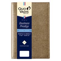 ２０２５年度１月始まりダイアリー クオバディス ビジネスプレステージ　クラブ １週間バーチカルタイプ カッパー 1冊（直送品）