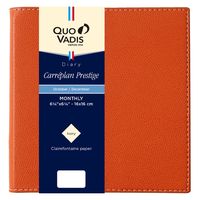２０２５年度１月始まりダイアリー クオバディス カレプランプレステージ　クラブ 見開き１ヶ月 アプリコット 1冊（直送品）