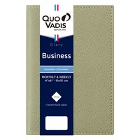 ２０２５年度１月始まりダイアリー クオバディス ビジネス　クラブ １週間バーチカルタイプ セージグリーン 1冊（直送品）