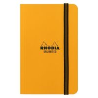 ロディア アンリミテッド 9x14 オレンジ 横罫 cf118558 1冊（直送品）