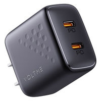 VOLTME USB充電器 35W.18W TypeC×2 ブラック V2088 1個