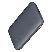 VOLTME モバイルバッテリー 10000mAh 22.5W給電 薄型 USB Type-C + USB-A ケーブル付属 1個