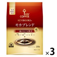 コーヒー粉】キーコーヒー KEY DOORS+ モカブレンド （FP） 1