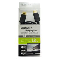 ナカバヤシ DisplayPortケーブル 1.8m DP-18/BK 1本