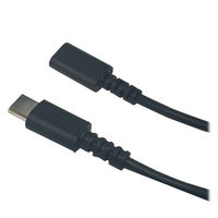 USB Type-C延長ケーブル 1m 充電専用 ブラック FS-CEX-BK 1本 FSC
