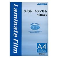 日本クリノス ラミネートフィルムA4 100枚入り CR-600A4 1個