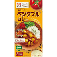 エスビー食品 S&B Plantsベジタブルカレー中辛 47.2gx6 4901002176136 1セット(6個)（直送品）