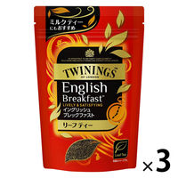 片岡物産 トワイニング リーフパック イングリッシュ ブレックファスト 1セット（1袋（60g）×3） 紅茶 茶葉