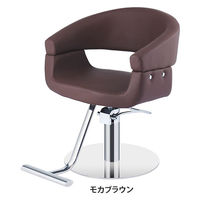 SEVEN BEAUTY (セブンビューティー) スタイリングチェア MILANO モカブラウン 44638 1台（直送品）
