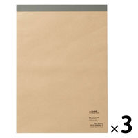 無印良品 週刊誌4コマノート ミニ A5・88枚 1セット（1冊×3