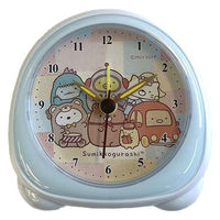 アリアス ライト付きおにぎり型目覚まし時計 水色 くま工場長とおもちゃ AC23014SXSG-BU 1個（直送品）