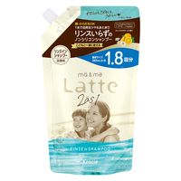 ma&me Latte（マー＆ミー ラッテ） リンスイン シャンプー 詰め替え 大容量 660ml クラシエ