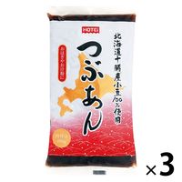 ホテイフーズ つぶあん 北海道十勝産小豆100％使用 400g 1セット（1個×3）