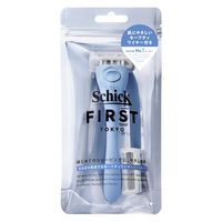 シック（Schick） シックファースト シェービング ホルダー 刃付き+替刃1コ オーシャンブルー
