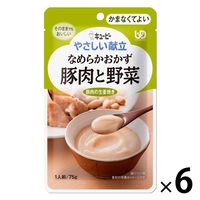 介護食 やわらか食 キユーピー やさしい献立 Y4-15 豚肉と野菜  1セット（6袋入）