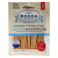 ドギーマン 無添加良品 牛皮とささみのカミカミデンタル 国産 110g 1袋 ドッグフード 犬用 おやつ