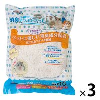 ミニアニマン 小動物の消臭ホワイトマット 国産 10L 3袋 ドギーマンハヤシ 床材