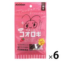 ミニアニマン 小動物のやみつきコオロギ クランベリー入り 国産 25g 6袋 ドギーマンハヤシ